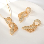 Show details for Bling Medium Copper or Brass 2 Piece Jewelry Set Show details for Bling Medium Copper or Brass 2 Piece Jewelry Set