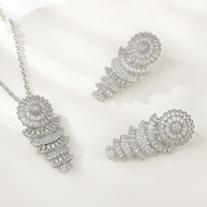 Show details for Need-Now White Luxury 2 Piece Jewelry Set from Editor Picks Show details for Need-Now White Luxury 2 Piece Jewelry Set from Editor Picks