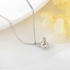 Show details for Hypoallergenic Platinum Plated 925 Sterling Silver Pendant Necklace with Easy Return
