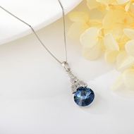Show details for Designer Platinum Plated 925 Sterling Silver Pendant Necklace Online Show details for Designer Platinum Plated 925 Sterling Silver Pendant Necklace Online