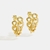 Picture of Designer Gold Plated White Earrings with No-Risk Return