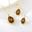 Show details for Unusual Small Gold Plated 3 Piece Jewelry Set