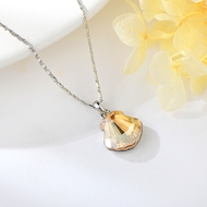 Show details for Bling Small Platinum Plated Pendant Necklace Show details for Bling Small Platinum Plated Pendant Necklace