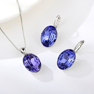 Show details for Zinc Alloy Swarovski Element 2 Piece Jewelry Set in Exclusive Design Show details for Zinc Alloy Swarovski Element 2 Piece Jewelry Set in Exclusive Design