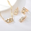 Show details for Irresistible White Zinc Alloy 3 Piece Jewelry Set As a Gift