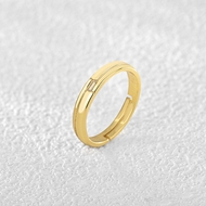 Picture of Amazing Small Gold Plated Adjustable Ring