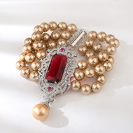 Show details for Low Price Platinum Plated shell pearl Link & Chain Bracelet from Trust-worthy Supplier Show details for Low Price Platinum Plated shell pearl Link & Chain Bracelet from Trust-worthy Supplier
