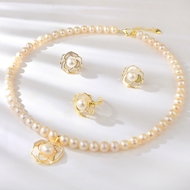 Show details for New fresh water pearl Big Jewelry Set Show details for New fresh water pearl Big Jewelry Set