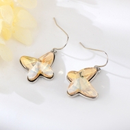 Show details for Hypoallergenic Platinum Plated Swarovski Element Hoop Earrings with Easy Return Show details for Hypoallergenic Platinum Plated Swarovski Element Hoop Earrings with Easy Return