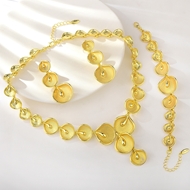 Show details for Zinc Alloy Gold Plated 3 Piece Jewelry Set in Exclusive Design
