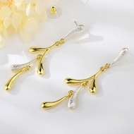 Picture of Low Price Zinc Alloy Medium Dangle Earrings from Trust-worthy Supplier