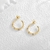 Picture of Delicate Gold Plated Stud Earrings with No-Risk Refund