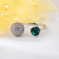 Show details for Medium Platinum Plated Adjustable Ring with Fast Shipping Show details for Medium Platinum Plated Adjustable Ring with Fast Shipping
