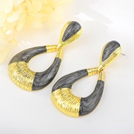 Show details for Popular Medium Gold Plated Dangle Earrings
