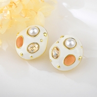 Picture of Trendy Colorful Zinc Alloy Stud Earrings with No-Risk Refund