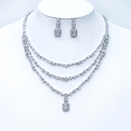 Show details for Luxury White 2 Piece Jewelry Set with Beautiful Craftmanship Show details for Luxury White 2 Piece Jewelry Set with Beautiful Craftmanship