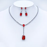 Show details for Copper or Brass Platinum Plated 2 Piece Jewelry Set with Unbeatable Quality Show details for Copper or Brass Platinum Plated 2 Piece Jewelry Set with Unbeatable Quality
