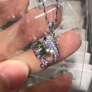 Show details for Platinum Plated Swarovski Element Pendant Necklace in Flattering Style Show details for Platinum Plated Swarovski Element Pendant Necklace in Flattering Style