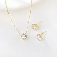 Show details for Beautiful Cubic Zirconia Small 2 Piece Jewelry Set Show details for Beautiful Cubic Zirconia Small 2 Piece Jewelry Set