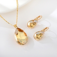 Show details for Zinc Alloy Swarovski Element 2 Piece Jewelry Set in Flattering Style Show details for Zinc Alloy Swarovski Element 2 Piece Jewelry Set in Flattering Style