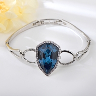 Show details for Impressive Platinum Plated Medium Fashion Bangle with Low MOQ Show details for Impressive Platinum Plated Medium Fashion Bangle with Low MOQ