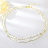Show details for Classic White Long Chain Necklace with 3~7 Day Delivery Show details for Classic White Long Chain Necklace with 3~7 Day Delivery