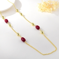 Picture of New Enamel Gold Plated Fashion Sweater Necklace