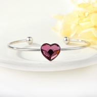 Show details for Love & Heart Zinc Alloy Cuff Bangle with Fast Shipping Show details for Love & Heart Zinc Alloy Cuff Bangle with Fast Shipping