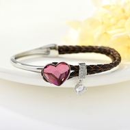 Show details for Brand New Pink Love & Heart Fashion Bangle with Full Guarantee Show details for Brand New Pink Love & Heart Fashion Bangle with Full Guarantee