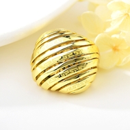 Picture of Reasonably Priced Copper or Brass Gold Plated Fashion Ring from Reliable Manufacturer