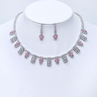 Show details for Copper or Brass Pink 2 Piece Jewelry Set with Unbeatable Quality Show details for Copper or Brass Pink 2 Piece Jewelry Set with Unbeatable Quality