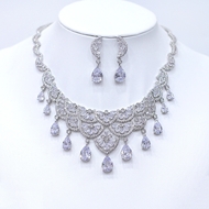 Show details for Famous Big White 2 Piece Jewelry Set Show details for Famous Big White 2 Piece Jewelry Set