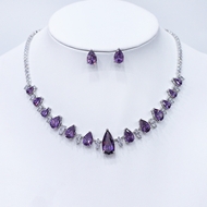 Show details for Shop Platinum Plated Purple 2 Piece Jewelry Set with Wow Elements Show details for Shop Platinum Plated Purple 2 Piece Jewelry Set with Wow Elements