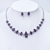 Picture of Shop Platinum Plated Purple 2 Piece Jewelry Set with Wow Elements