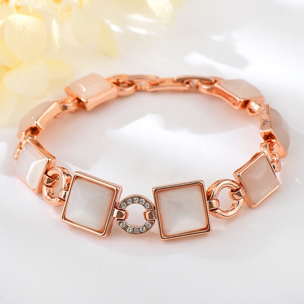 Picture of Zinc Alloy Opal Fashion Bracelet with 3~7 Day Delivery