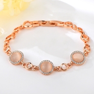 Show details for Eye-Catching White Zinc Alloy Fashion Bracelet with Member Discount Show details for Eye-Catching White Zinc Alloy Fashion Bracelet with Member Discount