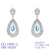 Picture of Great Cubic Zirconia Luxury Dangle Earrings