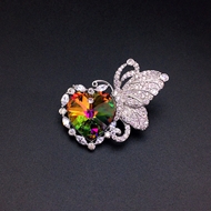 Show details for Latest Big Platinum Plated Brooche Show details for Latest Big Platinum Plated Brooche