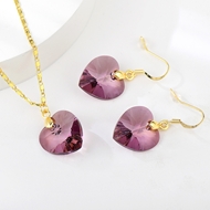 Show details for Unique Swarovski Element Copper or Brass 2 Piece Jewelry Set Show details for Unique Swarovski Element Copper or Brass 2 Piece Jewelry Set