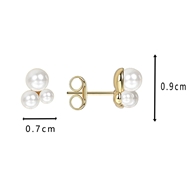 Picture of Nice Artificial Pearl Delicate Stud Earrings