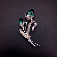 Show details for Bulk Platinum Plated Green Brooche in Bulk Show details for Bulk Platinum Plated Green Brooche in Bulk