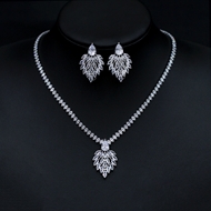 Show details for Sparkling Big Cubic Zirconia 2 Piece Jewelry Set Show details for Sparkling Big Cubic Zirconia 2 Piece Jewelry Set