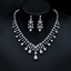 Show details for Luxury Cubic Zirconia 2 Piece Jewelry Set with Worldwide Shipping