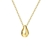 Picture of Nickel Free Gold Plated Small Pendant Necklace with No-Risk Refund