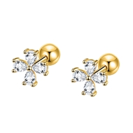 Picture of 999 Sterling Silver Small Stud Earrings Online Shopping