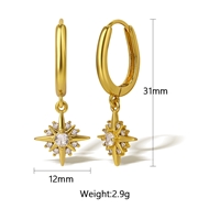 Picture of Impressive White Gold Plated Dangle Earrings with Low MOQ