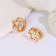 Picture of Staple Small Star Small Hoop Earrings