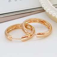 Picture of Impressive Copper or Brass Delicate Huggie Earrings with Beautiful Craftmanship