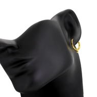 Picture of Good Quality Medium Gold Plated Huggie Earrings