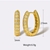 Picture of Wholesale Gold Plated Delicate Huggie Earrings with No-Risk Return